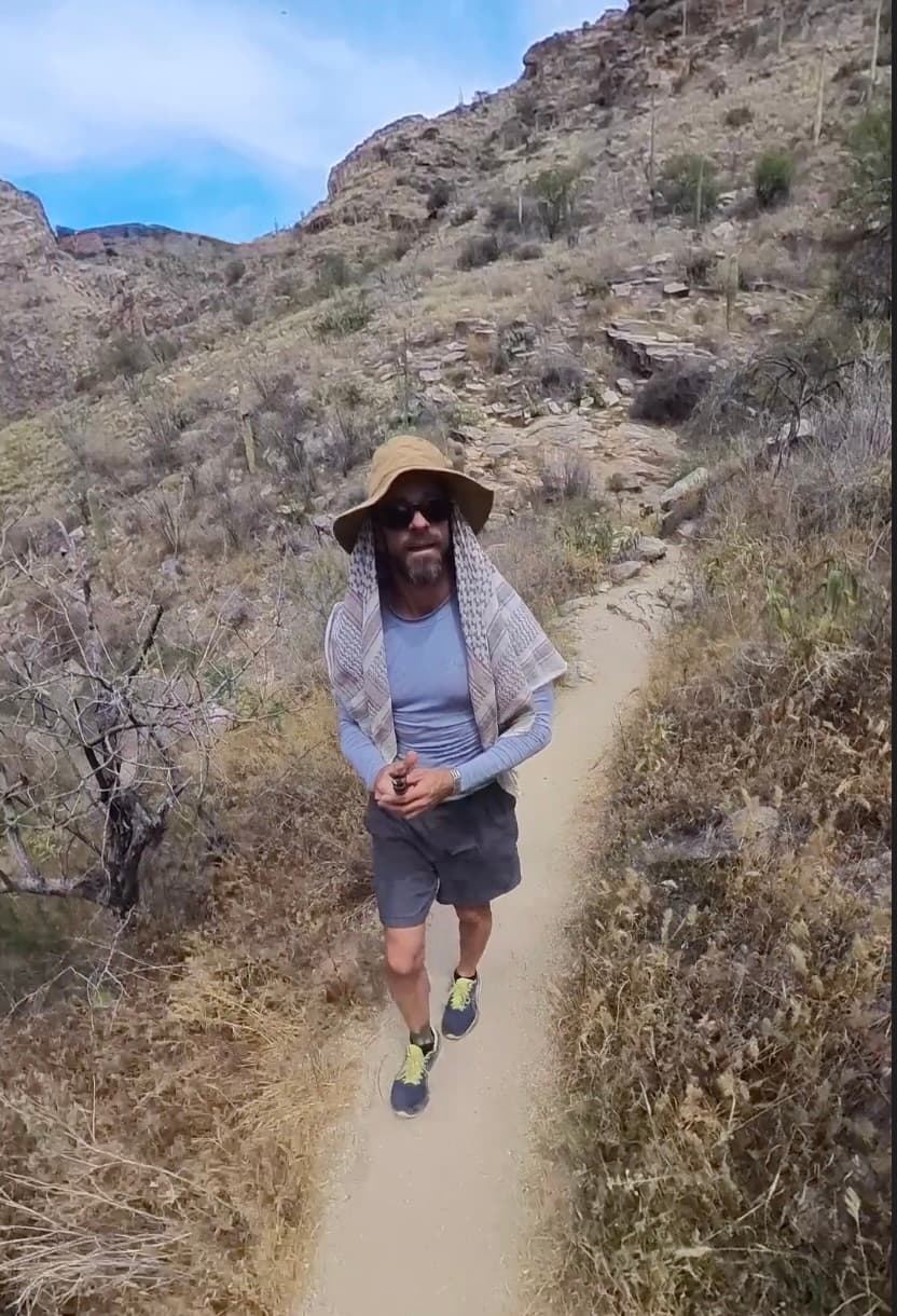 Michael Cavett hiking outdoors